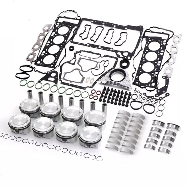 Engine Overhaul Pistons Gaskets Bearings Kit for BMW M5 M6 F10 F06 F12 S63N 4.4-BeeSpareParts