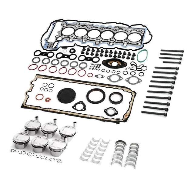 Engine Overhaul Rebuild Kit 9.7:1 for BMW 323i 325i 523i 525i X3 Z4 E60 E90 E92 E83 E85 N52 2.5L 2497CC Naturally Aspirated-BeeSpareParts