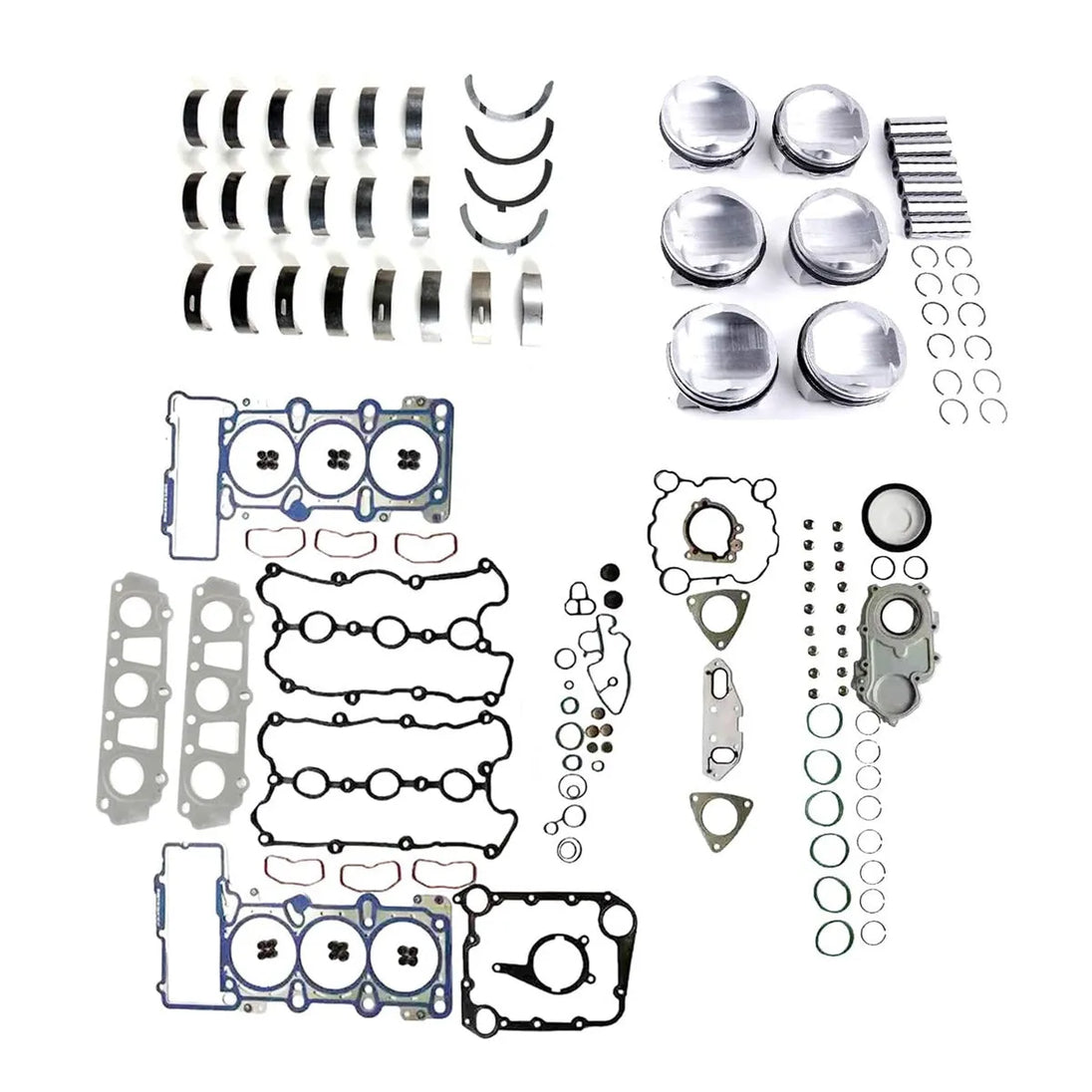 Engine Overhaul Rebuild Kit for VW Porsche Audi A6 Q5 Q7 VW Touareg Porsche Cayenne 3.0 TDI Diesel CKV CJG-BeeSpareParts