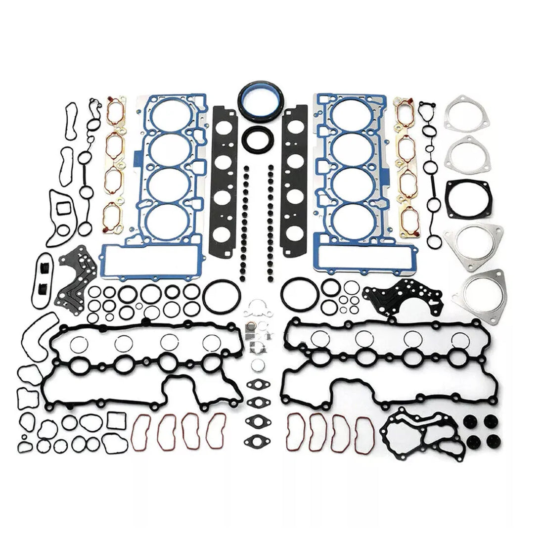 Engine Overhaul Rebuilding Gasket Seals Kit for Audi S5 A6 A8 Q7 R8 VW Touareg 4.2L 4163CC DOHC Naturally Aspirated BVJ BAR-BeeSpareParts