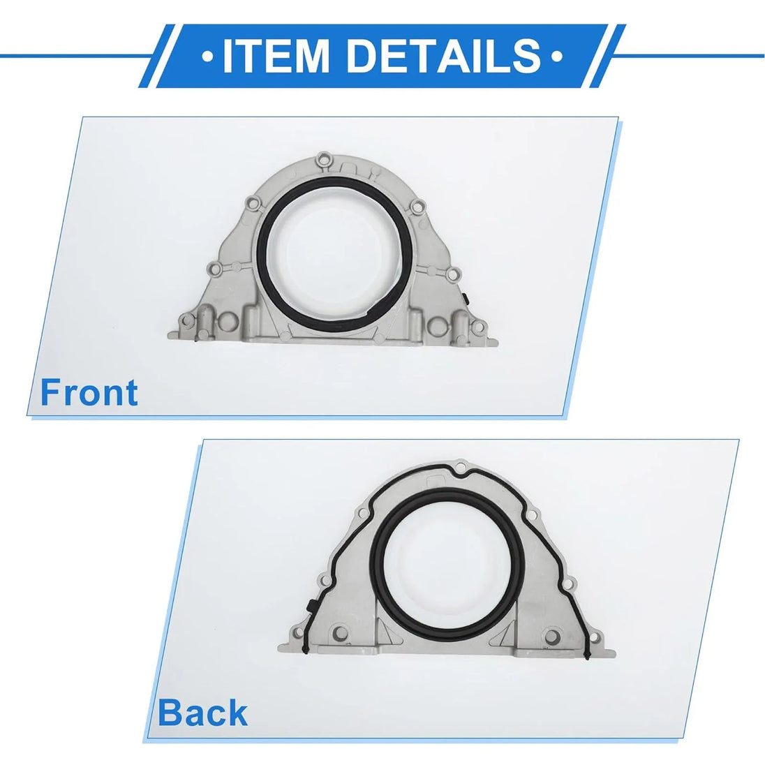 Engine Rear Main Crankshaft Seal for BMW 550i 750i X5 X6 M F02 F10 F15 N63 4.4T 11147583221-BeeSpareParts