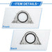 Engine Rear Main Crankshaft Seal for BMW 550i 750i X5 X6 M F02 F10 F15 N63 4.4T 11147583221-BeeSpareParts