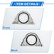 Engine Rear Main Crankshaft Seal for BMW 550i 750i X5 X6 M F02 F10 F15 N63 4.4T 11147583221-BeeSpareParts