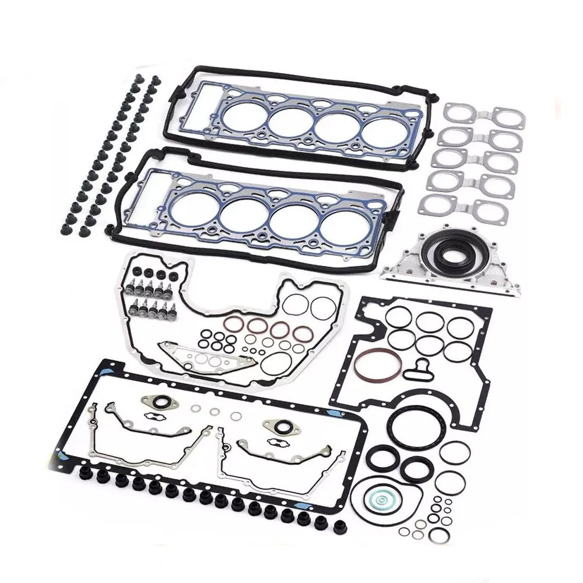 Engine Rebuild Overhaul Gaskets Kit for BMW 545i 645Ci X5 E53 E60 E63 E65 N62B44-BeeSpareParts
