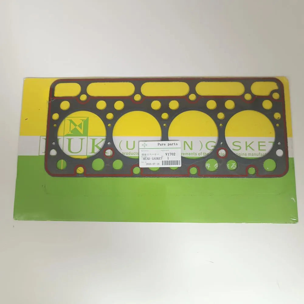 Engine V1702-DI V1702 Head Gasket 15421-03310 17356-03310 For Kubota Tractor L2850DTGST L2850DT L2850F-Replacement Aftermarket Parts