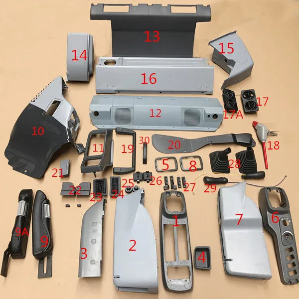 Excavator Cab Plastic Trim Panel PC130 PC160 PC200 PC240 PC270 PC360-7 Plastic Panel Interior Panel Toolbox-BeeSpareParts