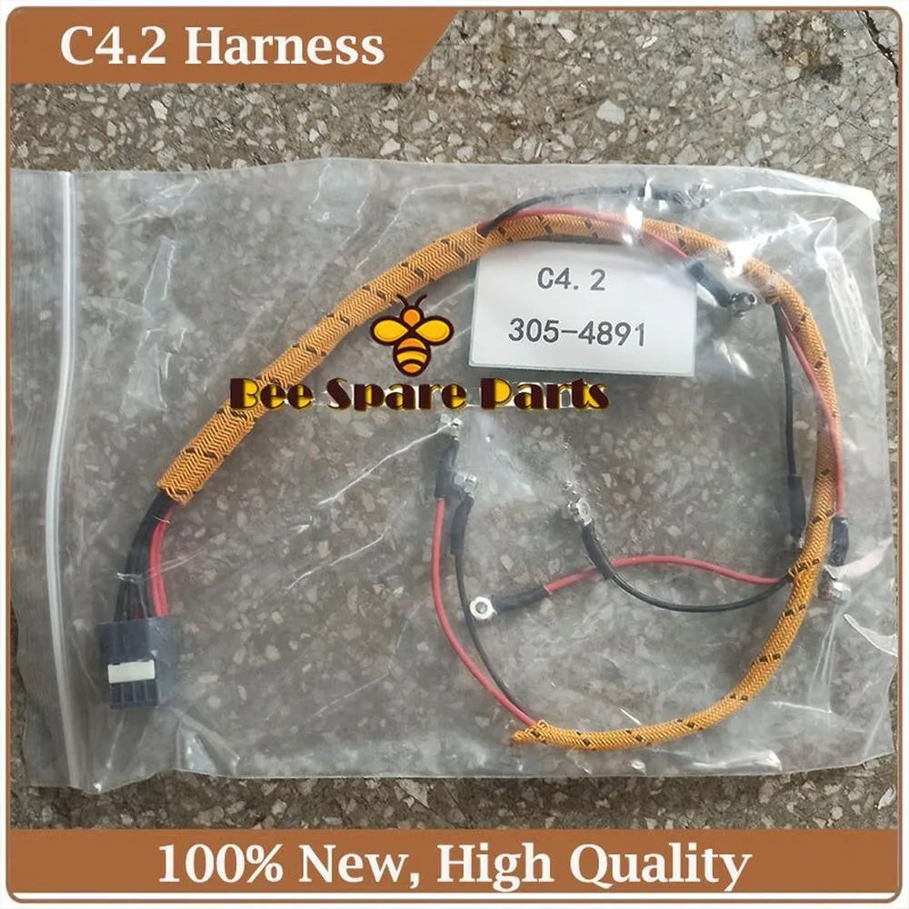 Excavator CAT 312D E312D Wiring Harness C4.2 Engine Injector Wire Harness 305-4891 3054891 For Caterpillar-Replacement Aftermarket Parts