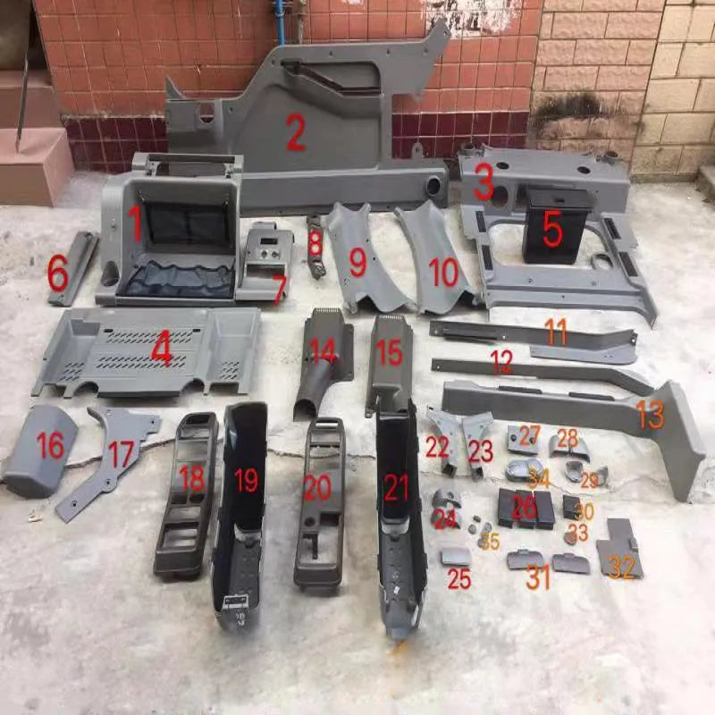 Excavator EC210B 240B 290B 360B Excavator Cab Trim Panel Plastic Board-Replacement Aftermarket Parts