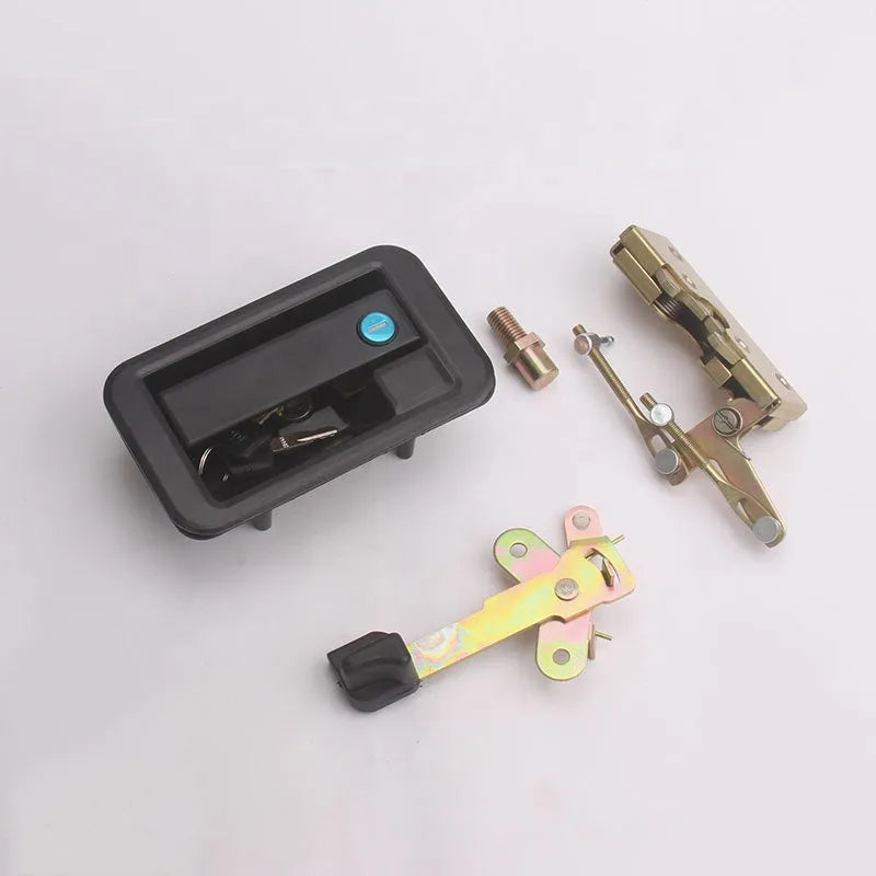 Excavator parts Door Lock Assembly Inner and Outer Handle SK50 55 60C-BeeSpareParts