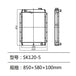 Excavator Water Tank SK120-5 Radiator YW05P00002S002 LP05P00003F1 For Kobelco Excavator-BeeSpareParts