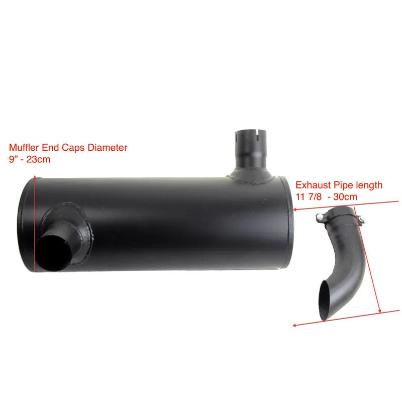 Exhaust Silencer Muffler 6209-11-5210 6209 -11-5211 Fits Komatsu pc200-5 pc200lc-5 pc220-5 6d95-Replacement Aftermarket Parts