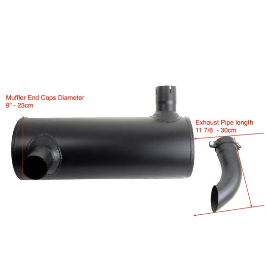 Exhaust Silencer Muffler 6209-11-5210 6209 -11-5211 Fits Komatsu pc200-5 pc200lc-5 pc220-5 6d95-Replacement Aftermarket Parts