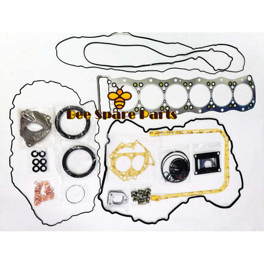 Free Shipping Full Gasket Kit Fit for Isuzu Engine 6UZ1 Sumitomo Case Excavator