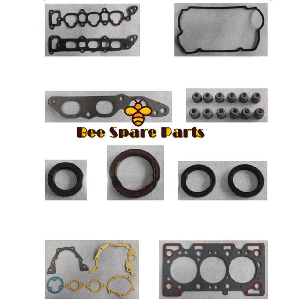 F6A Engine Full gasket set kit for Suzuki Jimny JA12 Alto /HA12 / Alto Hustle Cappuccino EA11R Cara Carry Cervo Every-BeeSpareParts