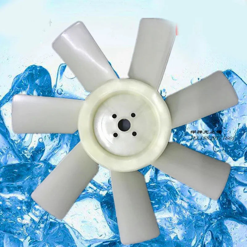 Fan Blade ME018185 For Mitsubishi 6D31 Engine For Excavator Kobelco SK200-5 Kato HD700-7-BeeSpareParts