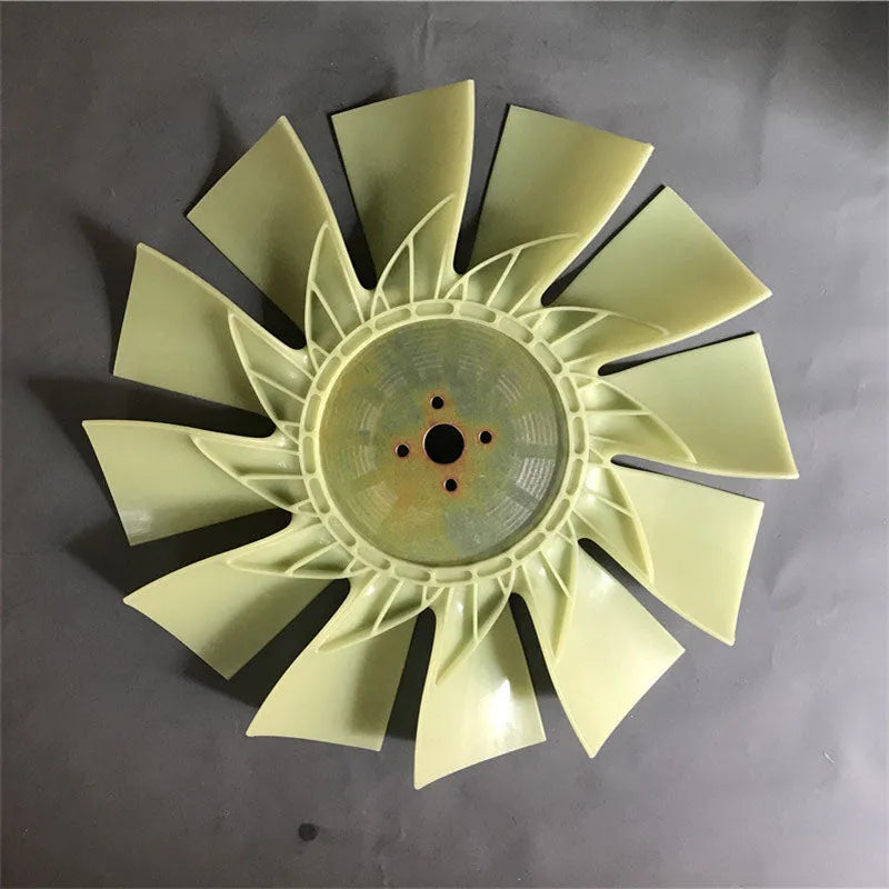 Fan ME018185 For Mitsubishi 6D31 For Excavator SK200-5 Kato HD700-7 (12 Blades)-BeeSpareParts