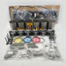 6D40 Engine Overhaul Kit With Cylinder Liner Piston Ring Metal Bearing Full Gasket Set For Mitsubishi Piston ME121199