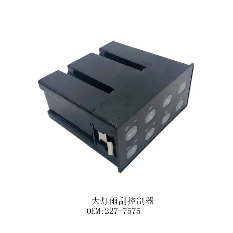 Fits Caterpillar E312D E320D Excavator Head Lamp Wiper Controller 227-7575 Control Panel 2277575-Replacement Aftermarket Parts