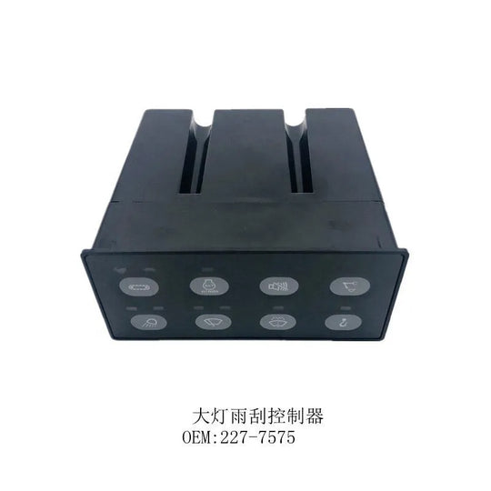 Fits Caterpillar E312D E320D Excavator Head Lamp Wiper Controller 227-7575 Control Panel 2277575-Replacement Aftermarket Parts