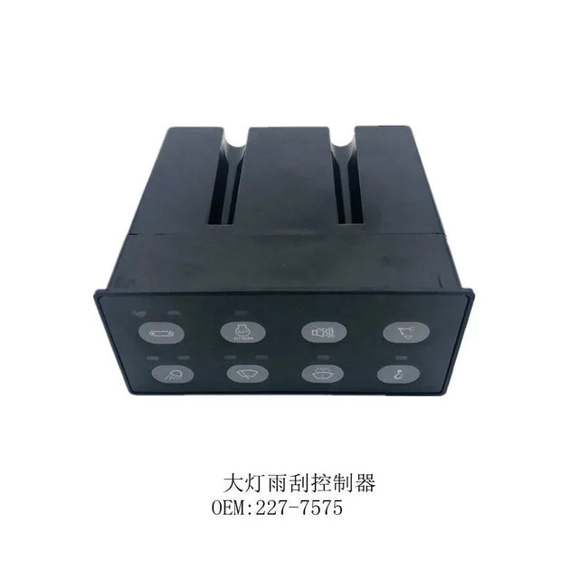 Fits Caterpillar E312D E320D Excavator Head Lamp Wiper Controller 227-7575 Control Panel 2277575-Replacement Aftermarket Parts