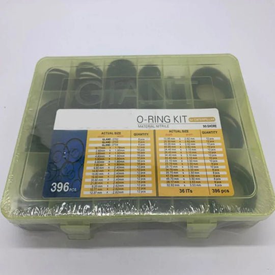 Fits Caterpillar Excavators O Ring Repair Box Excavator Accessories 396pcs-Replacement Aftermarket Parts