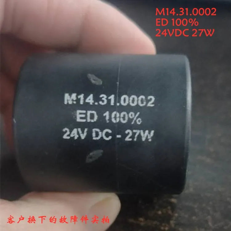 Fits For Aron Solenoid Valve Coil M14.31.0002 0001 24VDC 27W Brevini 12-BeeSpareParts