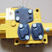 Fits XCMG loader wheel LW300 zl50 spare parts double hydraulic pump pump gearing 252300142-BeeSpareParts