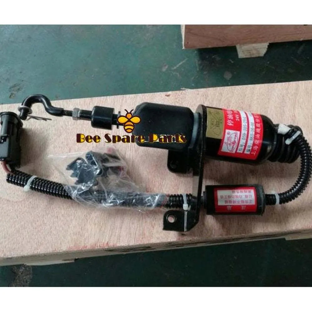 Fits XCMG Spare Part Flameout solenoid valve D59-105-23 860118668-BeeSpareParts