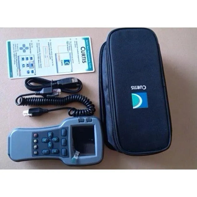 For Curtis 1313K 4331 Level Handheld Programmer Handset With 4Pin Moles Cable/Square Plug/9 Pin RS232 Serial Interface-BeeSpareParts