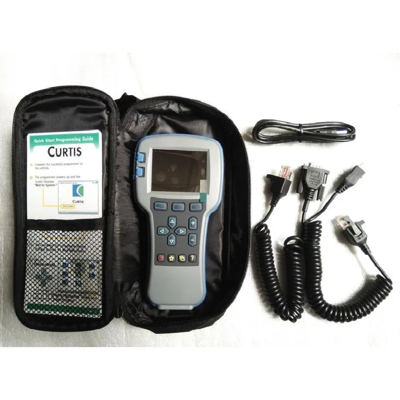 For Curtis 1313K 4331 Level Handheld Programmer Handset With 4Pin Moles Cable/Square Plug/9 Pin RS232 Serial Interface-BeeSpareParts