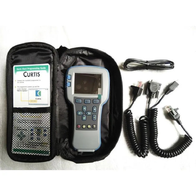 For Curtis 1313K 4331 Level Handheld Programmer Handset With 4Pin Moles Cable/Square Plug/9 Pin RS232 Serial Interface-BeeSpareParts