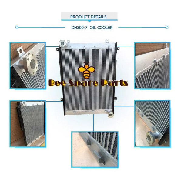 For Daewoo Excavator DH300-7 Hydraulic Oil Cooler-BeeSpareParts