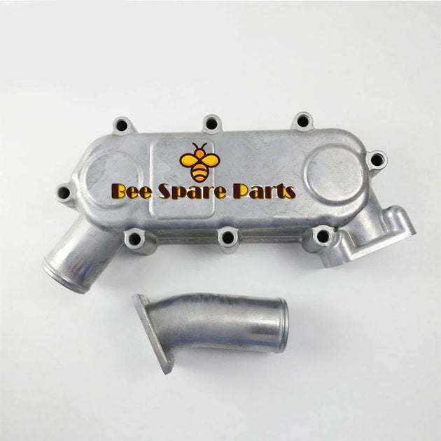 For Doosan Diesel Engine D1146 Oil Cooler Cover 65.05605-0028 with Water Pipe Spare Parts-BeeSpareParts