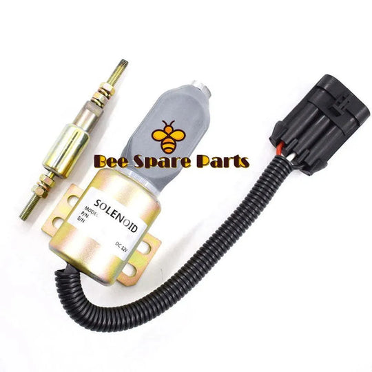 For Ford 7.8L engine Heavy Truck 12V Stop Solenoid F3HZ-9N392-D F3HZ-9A594-A 2003ES-12E6UC4B5S2 SA-4273-12-BeeSpareParts