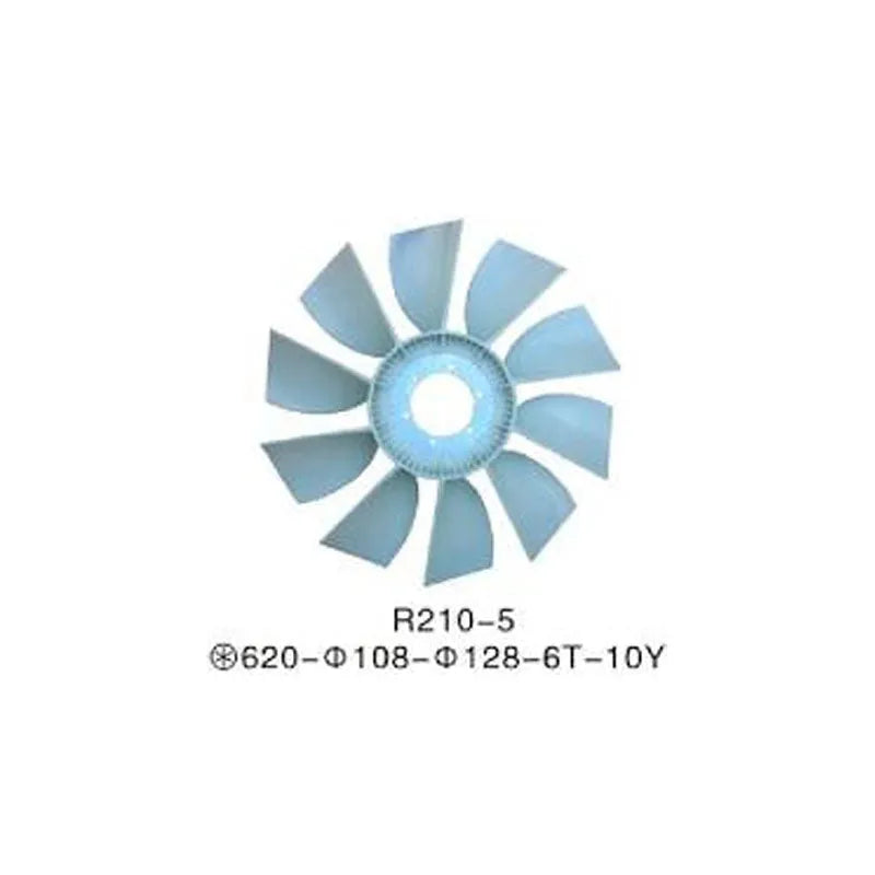 For Hyundai Excavator R210-5 Fan Blade-Replacement Aftermarket Parts