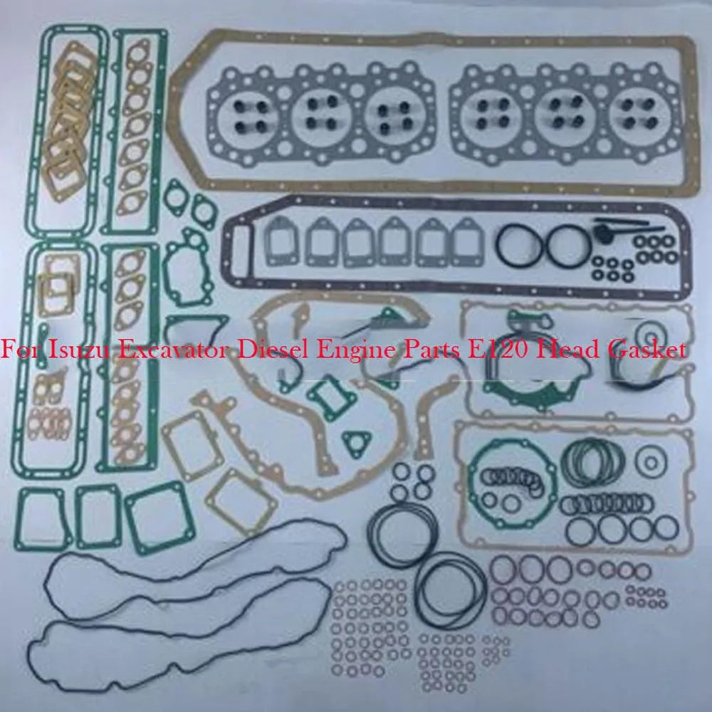For Isuzu E120 E120T Full Gasket Kit 1-87810-247-1 With Head Gasket 1-11141-684-0 For Truck VPR290 E120 Engine Repair-Replacement Aftermarket Parts
