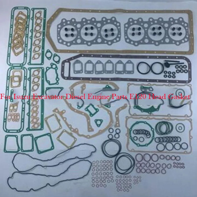 For Isuzu E120 E120T Full Gasket Kit 1-87810-247-1 With Head Gasket 1-11141-684-0 For Truck VPR290 E120 Engine Repair-Replacement Aftermarket Parts