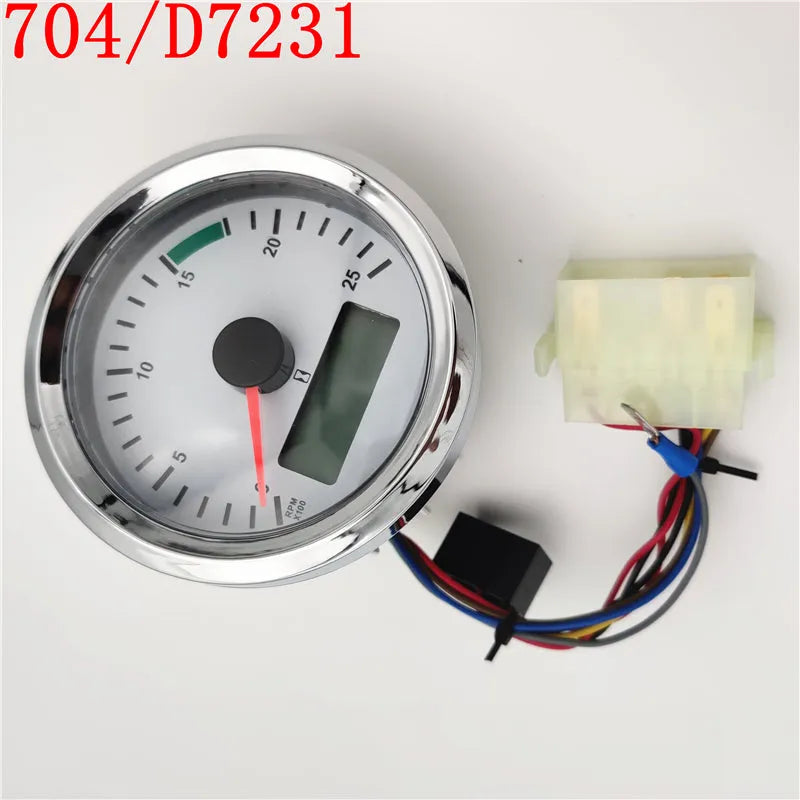 for JCB Backhoe Loader 3CX 4CX Tachometer Gauge 704/D7231 704/50097-BeeSpareParts