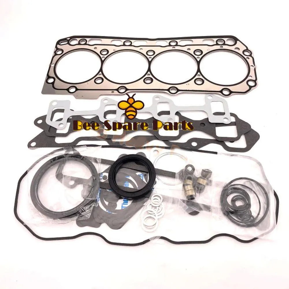 For Kobelco Excavator SK45SR-2 SK50UR-3 Yanmar Engine 4TNE88 Komatsu Engine 4D88E Overhaul Gasket Kit With Cylinder Head Gasket-BeeSpareParts