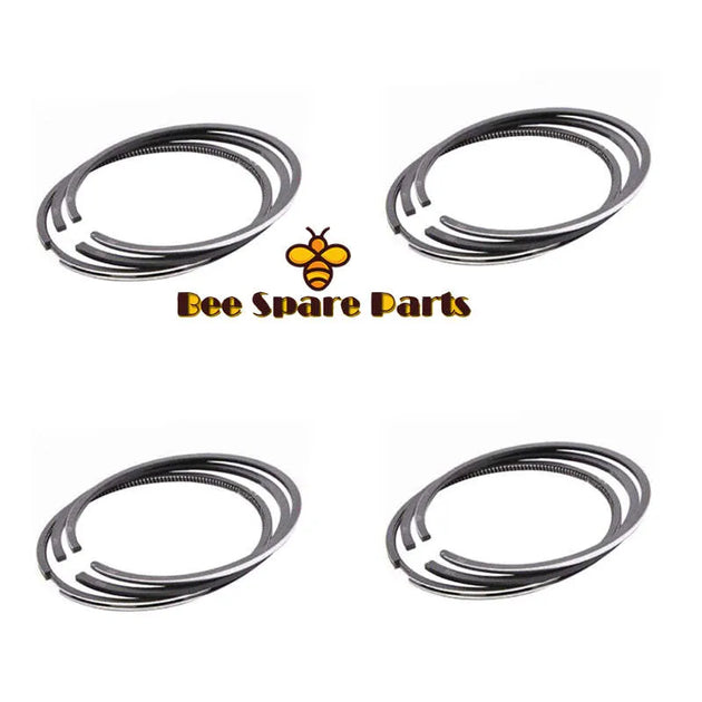 For Komatsu 4D88E Yanmar 4TNE88 Piston Ring 4PCS YM129001-22500 YM129001-22950-BeeSpareParts