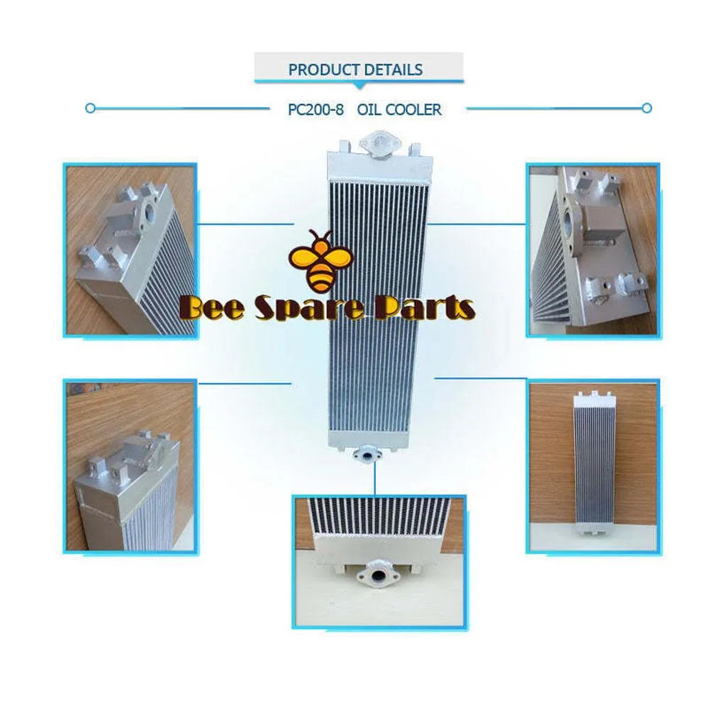 For Komatsu PC200-8 PC200LC-8 Excavator Hydraulic Oil Cooler 20Y-03-42461-BeeSpareParts