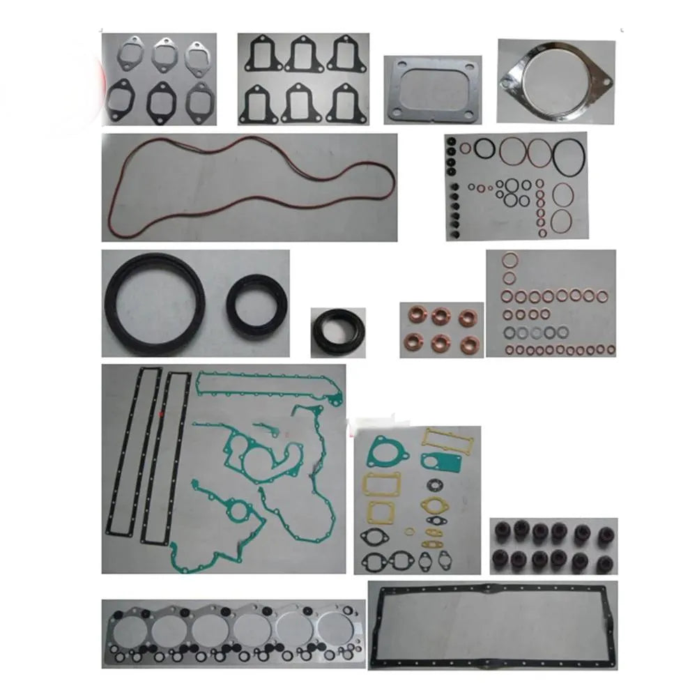 For Komatsu SA6D108 Engine PC300LC-5 Excavator Overhaul Gasket Kit 6222-K1-3001 6222-K2-3001-BeeSpareParts