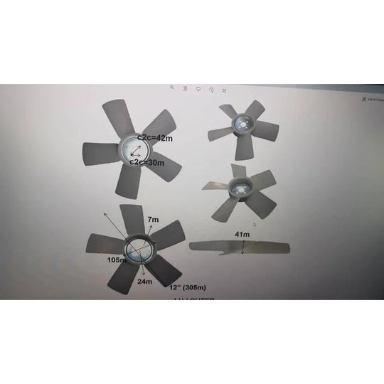 For Kubota Engine Part D722 Fan 19265-74110-Replacement Aftermarket Parts