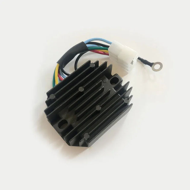 For Kubota Tractor LA210 LA401 TL421 LA450 LA650 LB400 LA1002 12V Voltage Rectifier Regulator 6 Wire 15351-64600-Replacement Aftermarket Parts