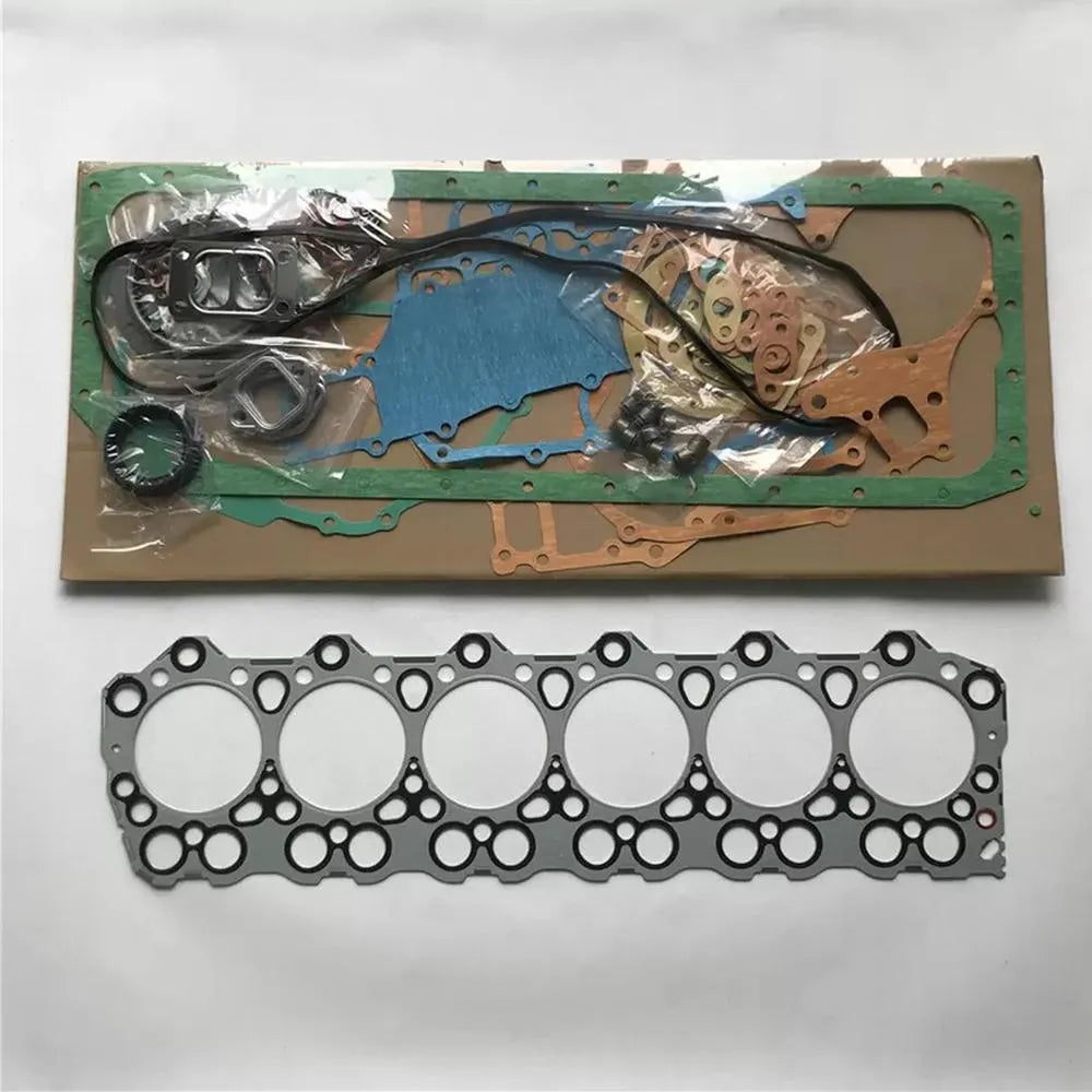 For Mitsubishi 6D34 6D34T Overhaul Gasket Kit With Head Gasket ME997397 for Kato HD820 Kobelco SK230-8E Excavators-BeeSpareParts