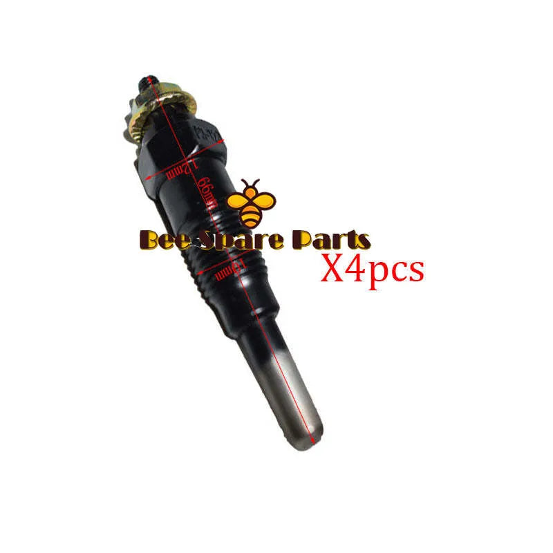 For Yanmar 4tne94 Engine Glow Plug 119717-77800 129155-77800 4pcs-BeeSpareParts