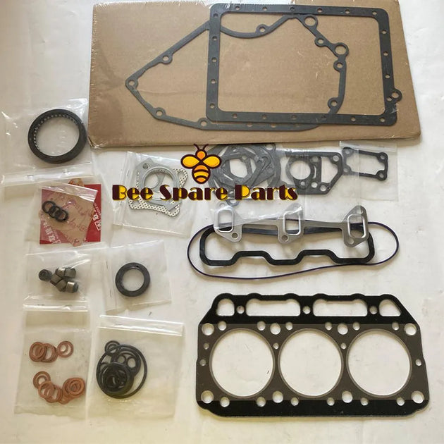 For Yanmar engine parts 3T75 3T75U Full gasket set with cylinder head gasket-BeeSpareParts