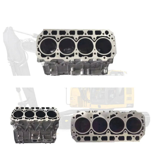 for YANMAR Turbo Excavator Cylinder Block 4TNV98 S4D98 S4D98E 4TNV98T Block-BeeSpareParts