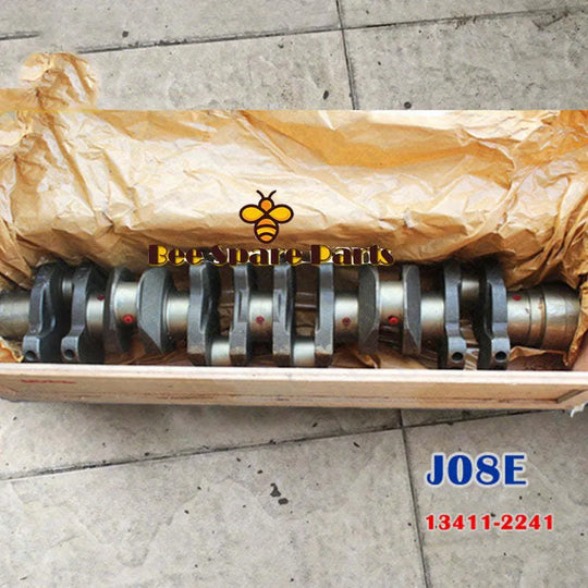 Forging J08E Crankshaft for Diesel Engine Set (13411-2241)-BeeSpareParts