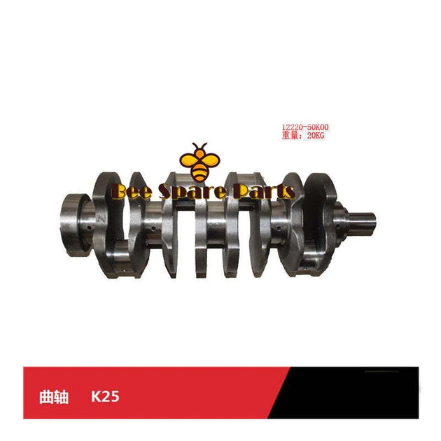 Forklift Parts Crankshaft 12220-50K00 Used For Nissan K25 Engine-Crankshaft-BeeSpareParts